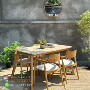 Sima 02 - Meja Makan Marmer
